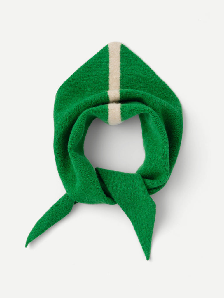 Green wool neckerchief