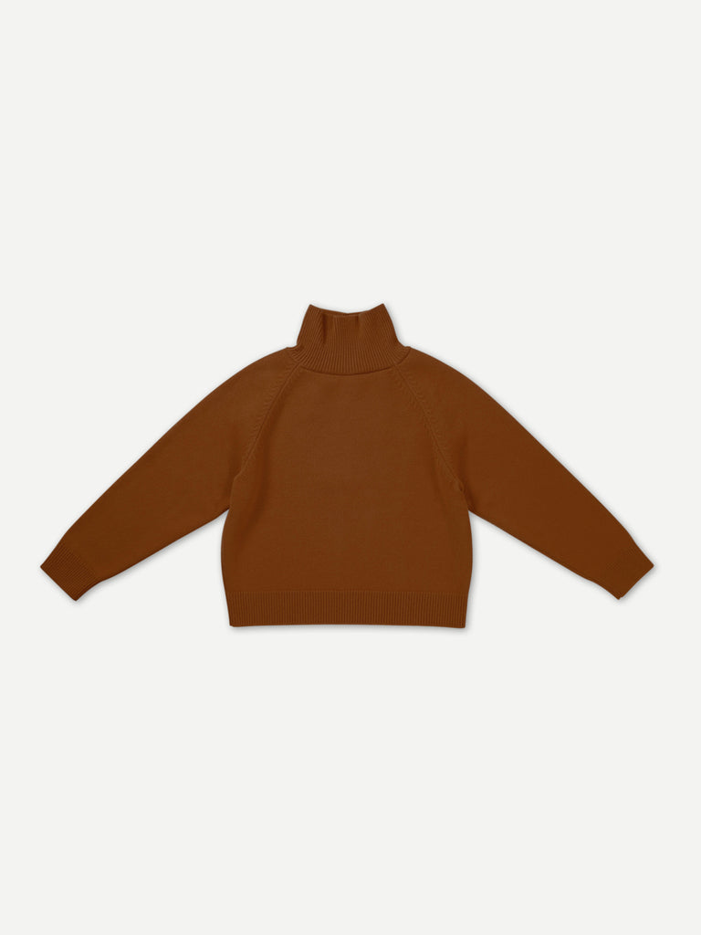 PLAIN FELTED JUMPER CUMIN